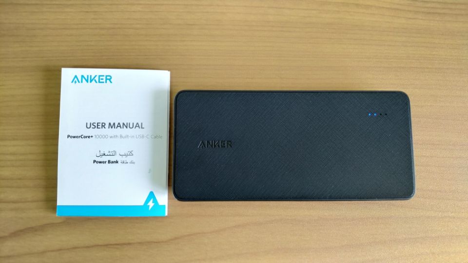 Anker「PowerCore+ 10000 with built-in USB-C Cable」のスペック