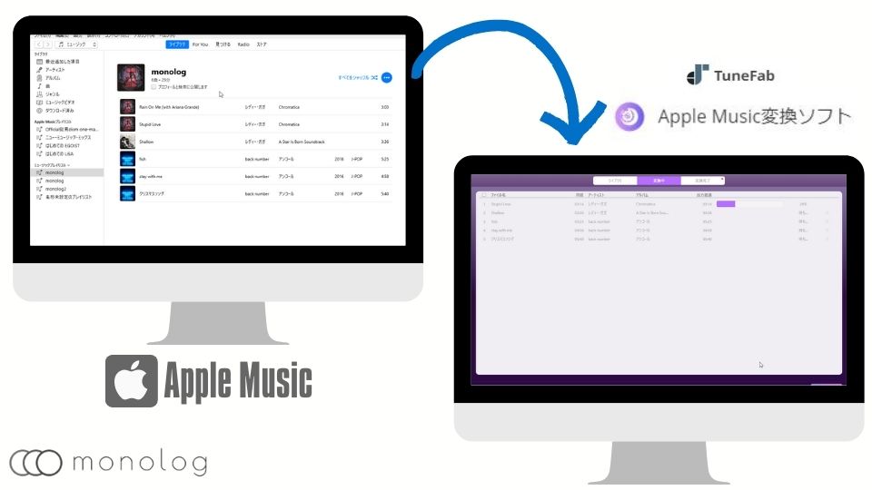 「TuneFab Apple Music音楽変換ソフト」のローカルファイル保存